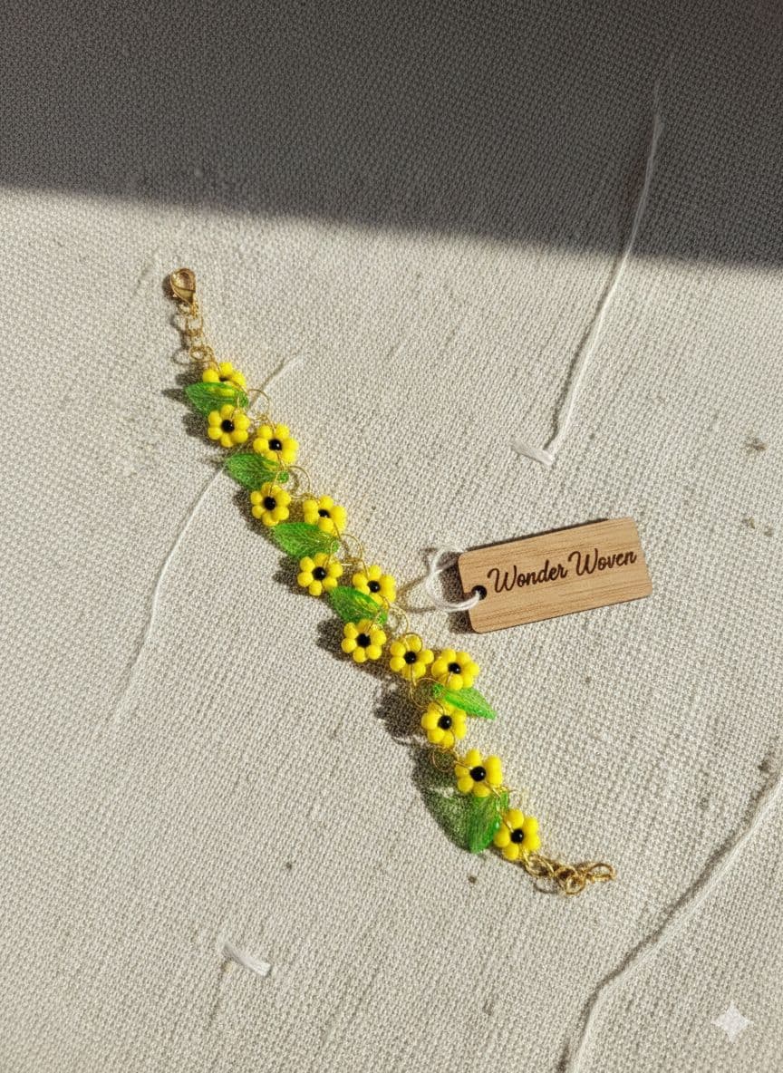 Beaded Flower Bracelets