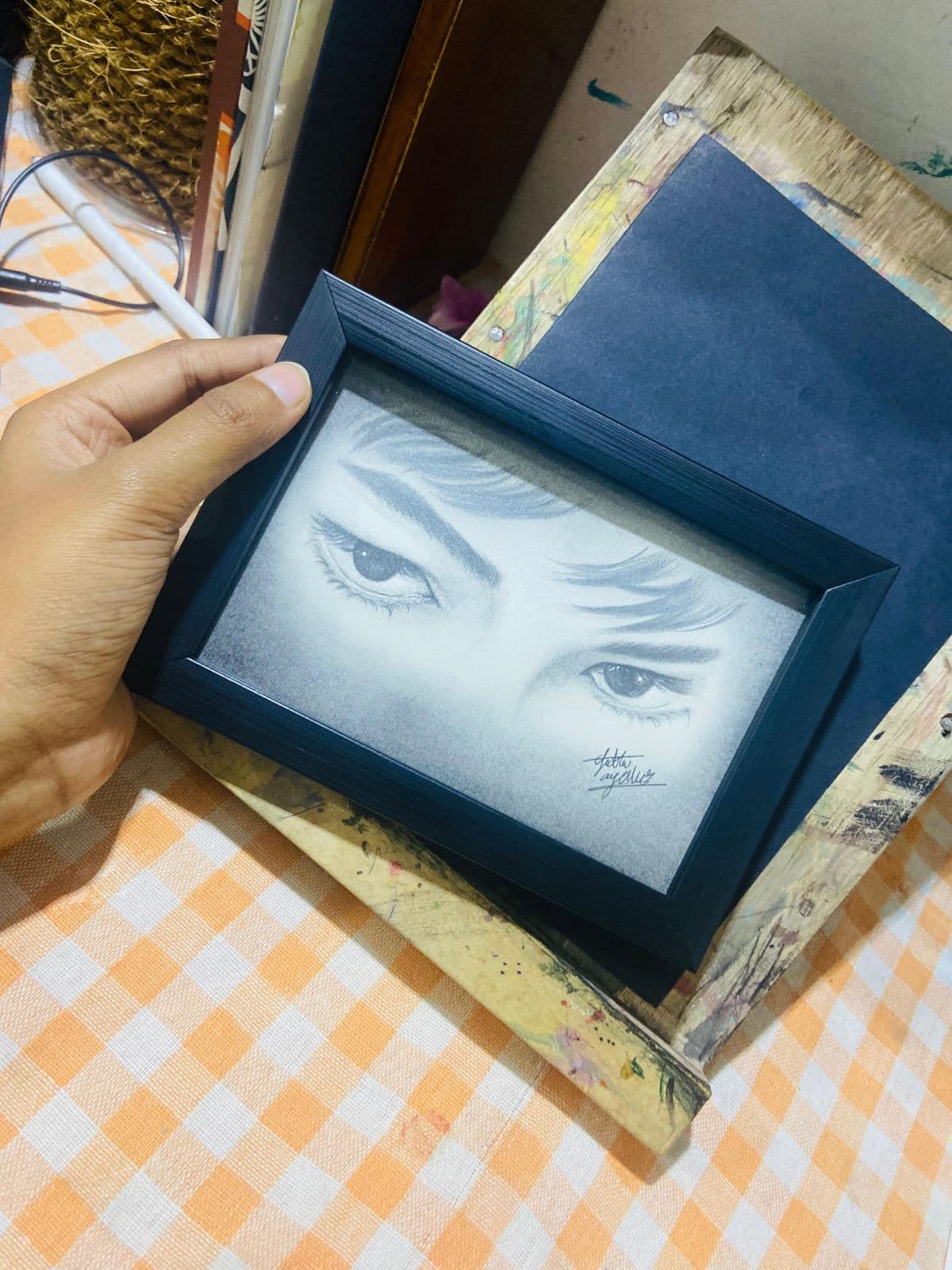 Handmade Eye Pencil Drawing | Realistic Lover’s Eye Art