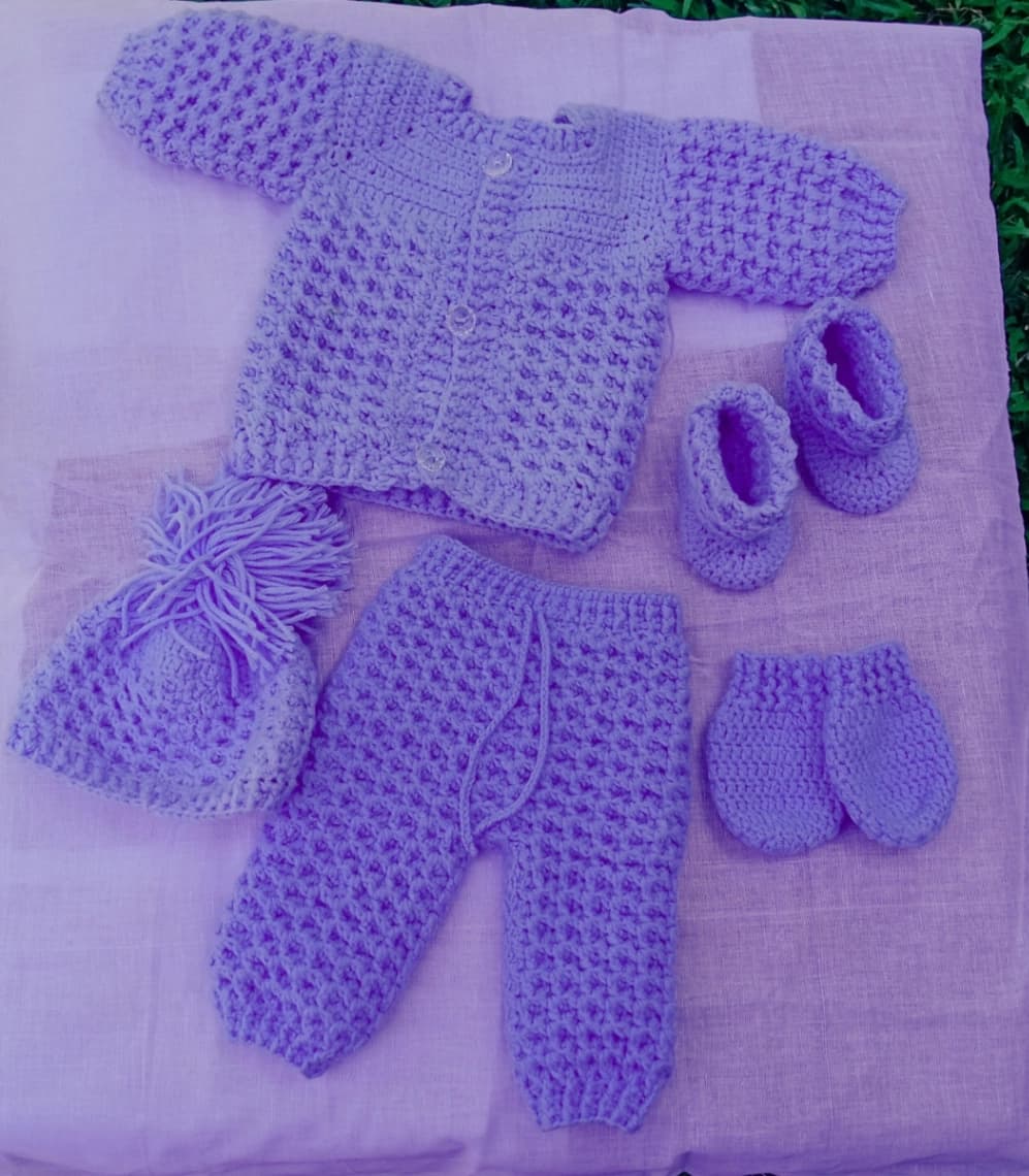 Crochet New Born Baby Kit