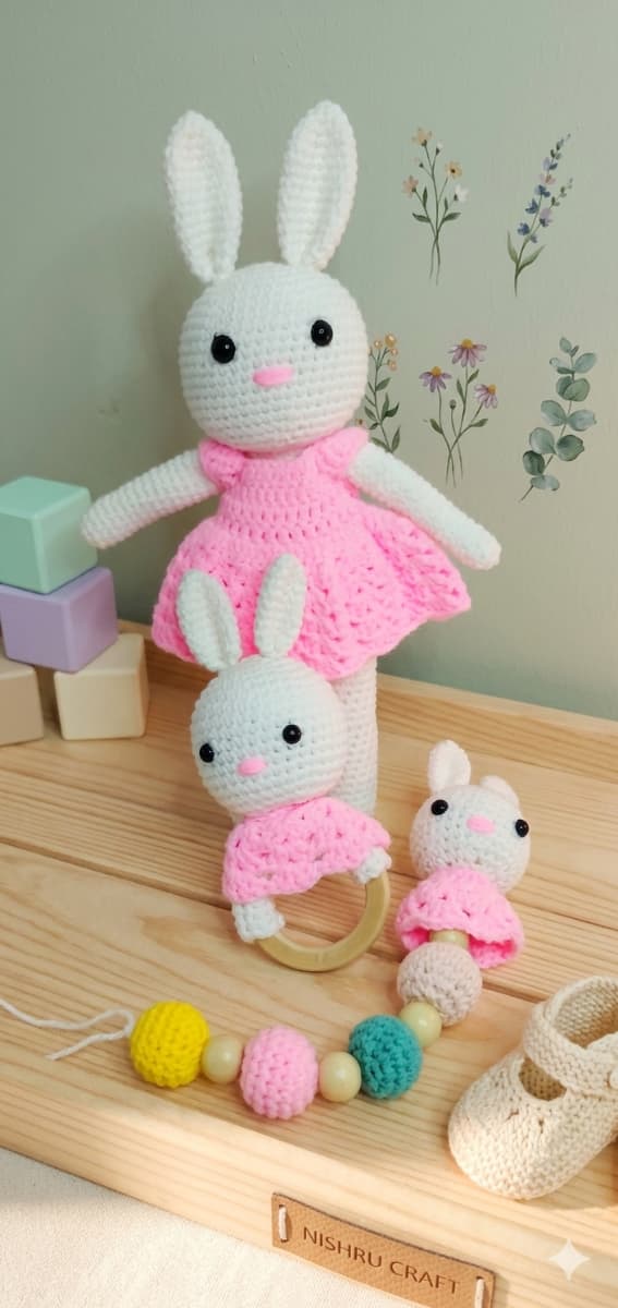 Crochet Soft Toys Set
