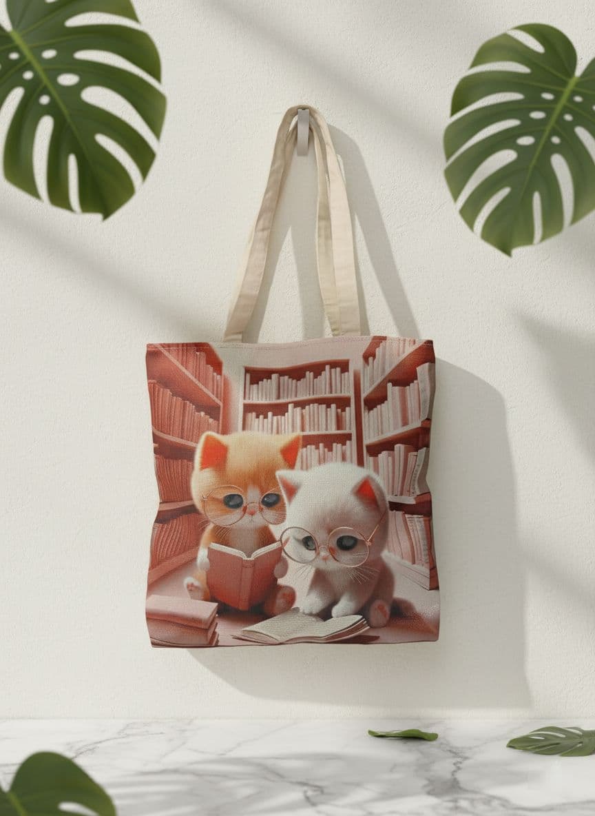 Tote Bag | Ethnic Tradition Print,Double Layer Canvas Shoulder Bag