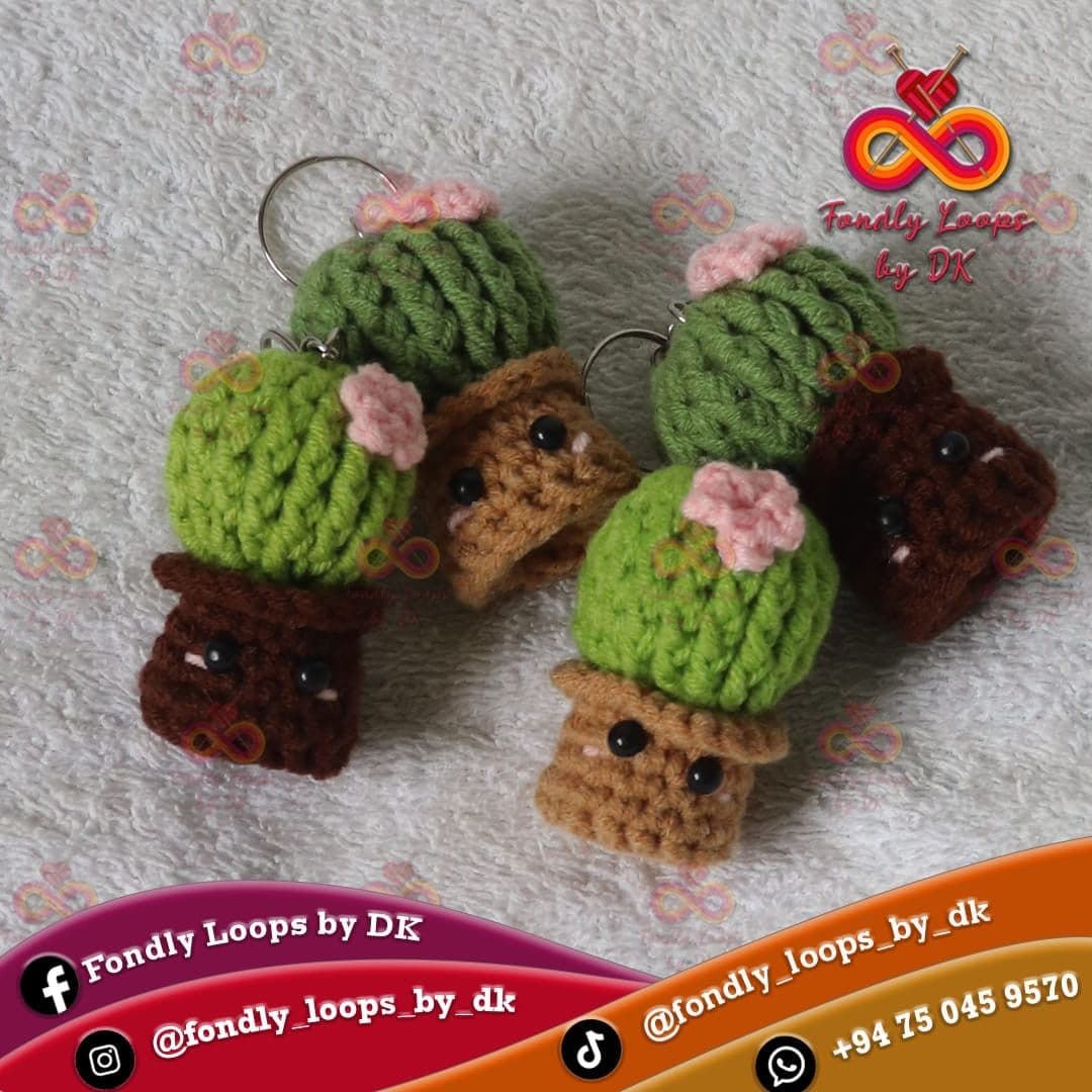 Cactus Keytag🔖❤️🌵