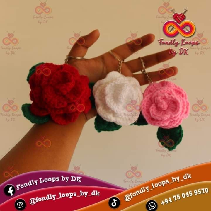 Rose Keytag 🌹🤍🩷🔖