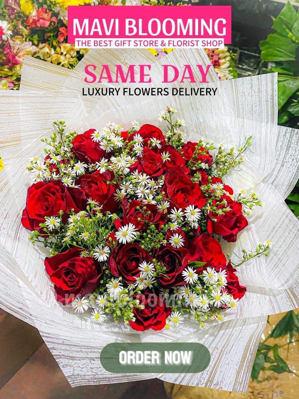 Premium Red Roses Bouquest