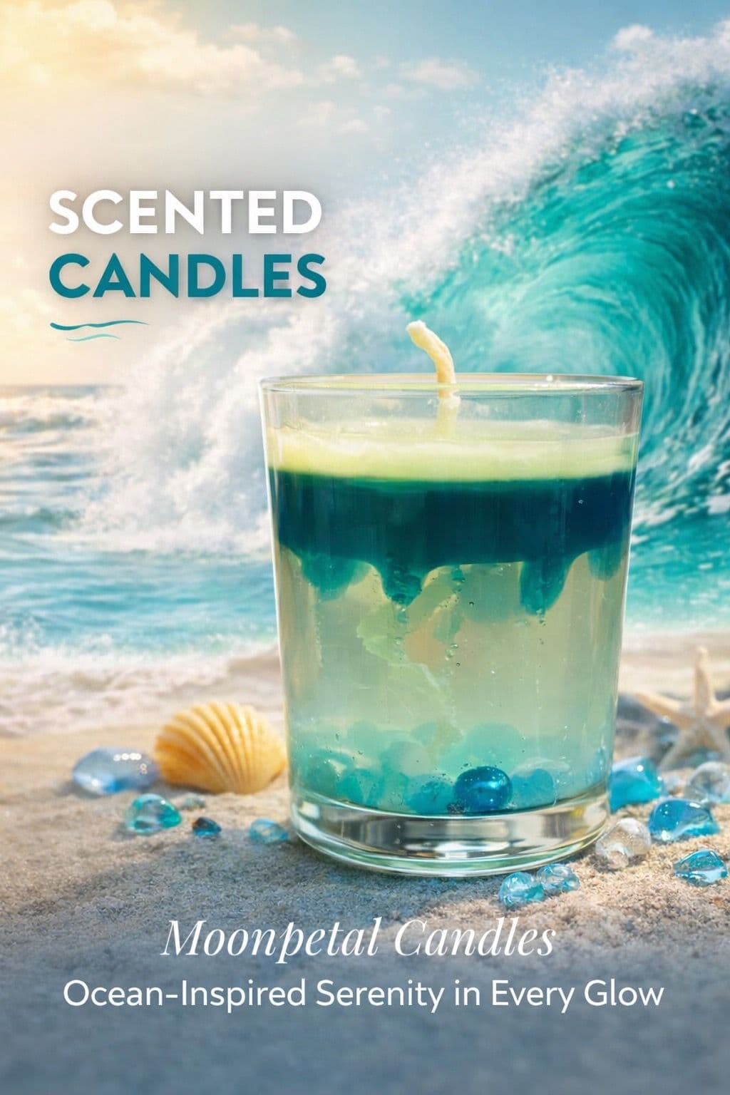Gel wax candle