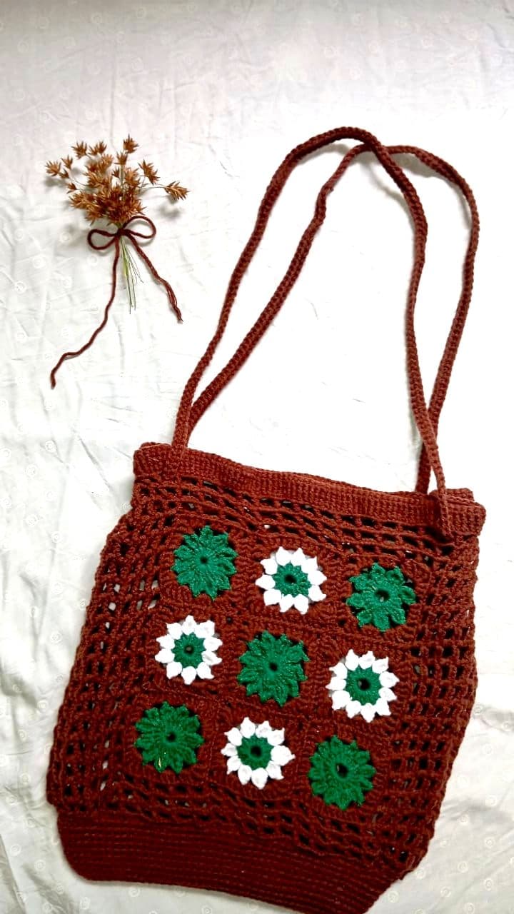 Handmade Crochet Tote Bag