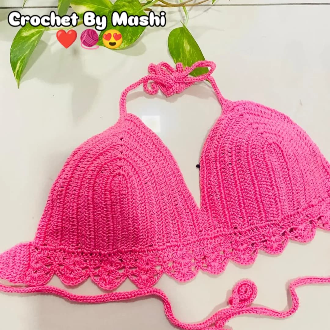 Crochet Bikini Crop Top
