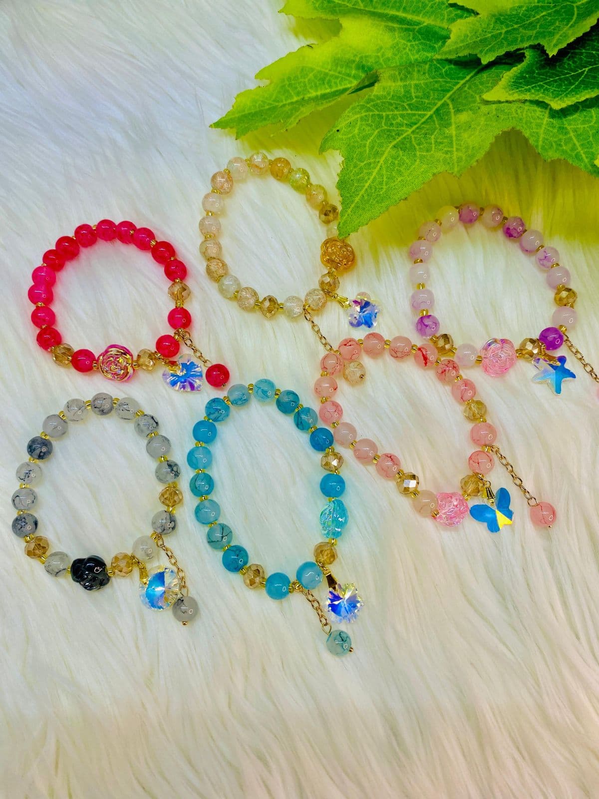 Crystal Beaded Bracelets
