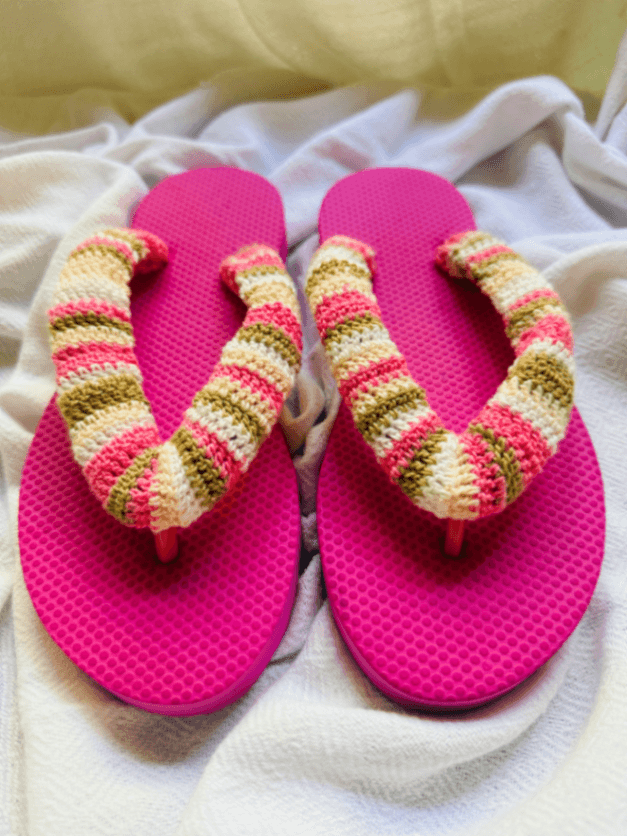 Handmade Crochet Flip Flops