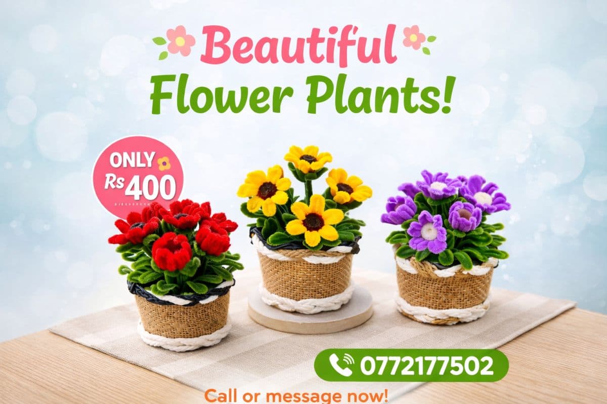 Pipe Cleaner Flower Pot