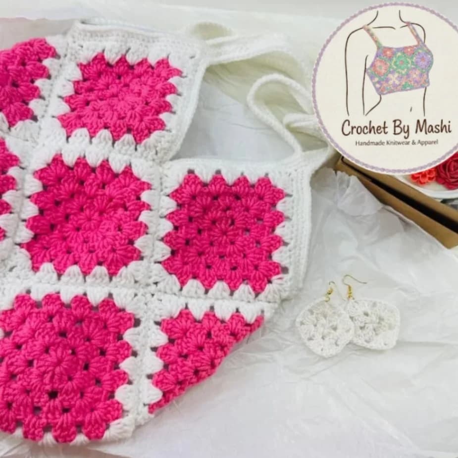 Granny Square Tote Bags