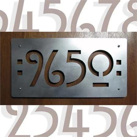 House Name & Numbers To Walls Acrylic & Wood