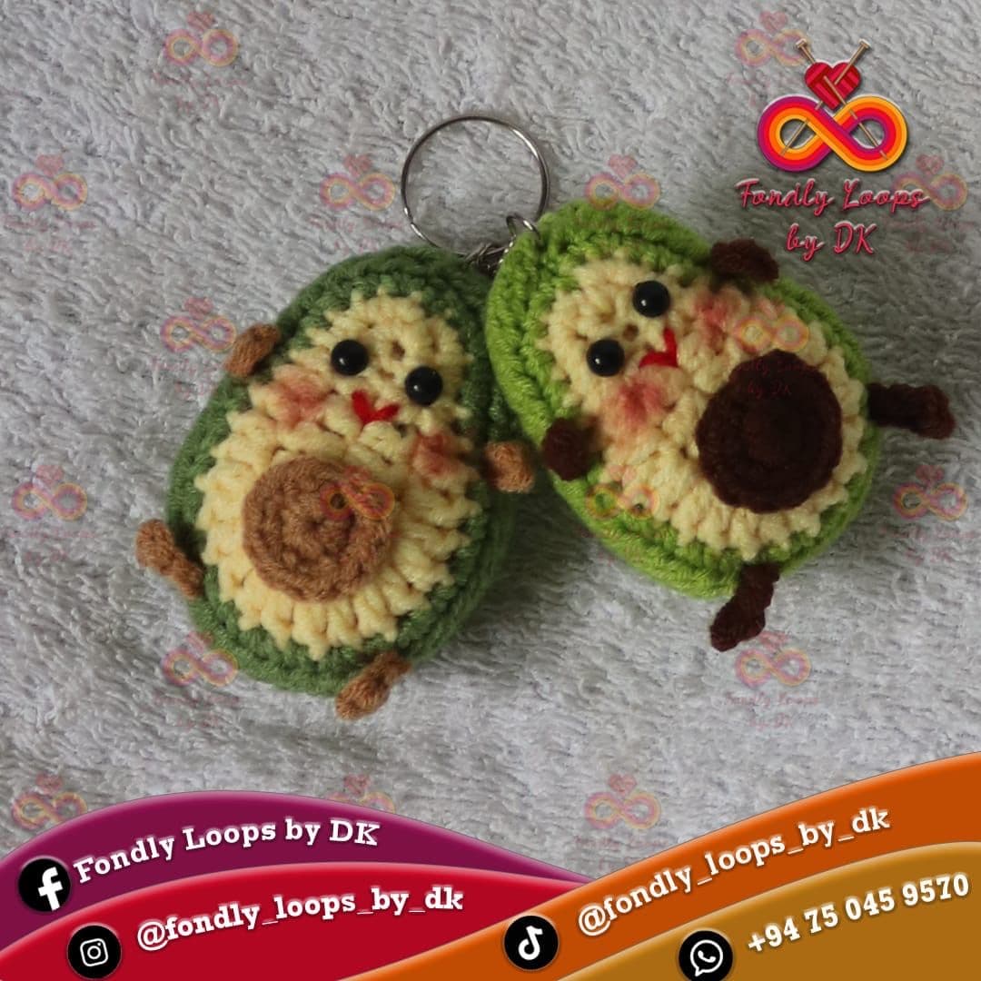 Avacado Keytags 🥑❤️🔖