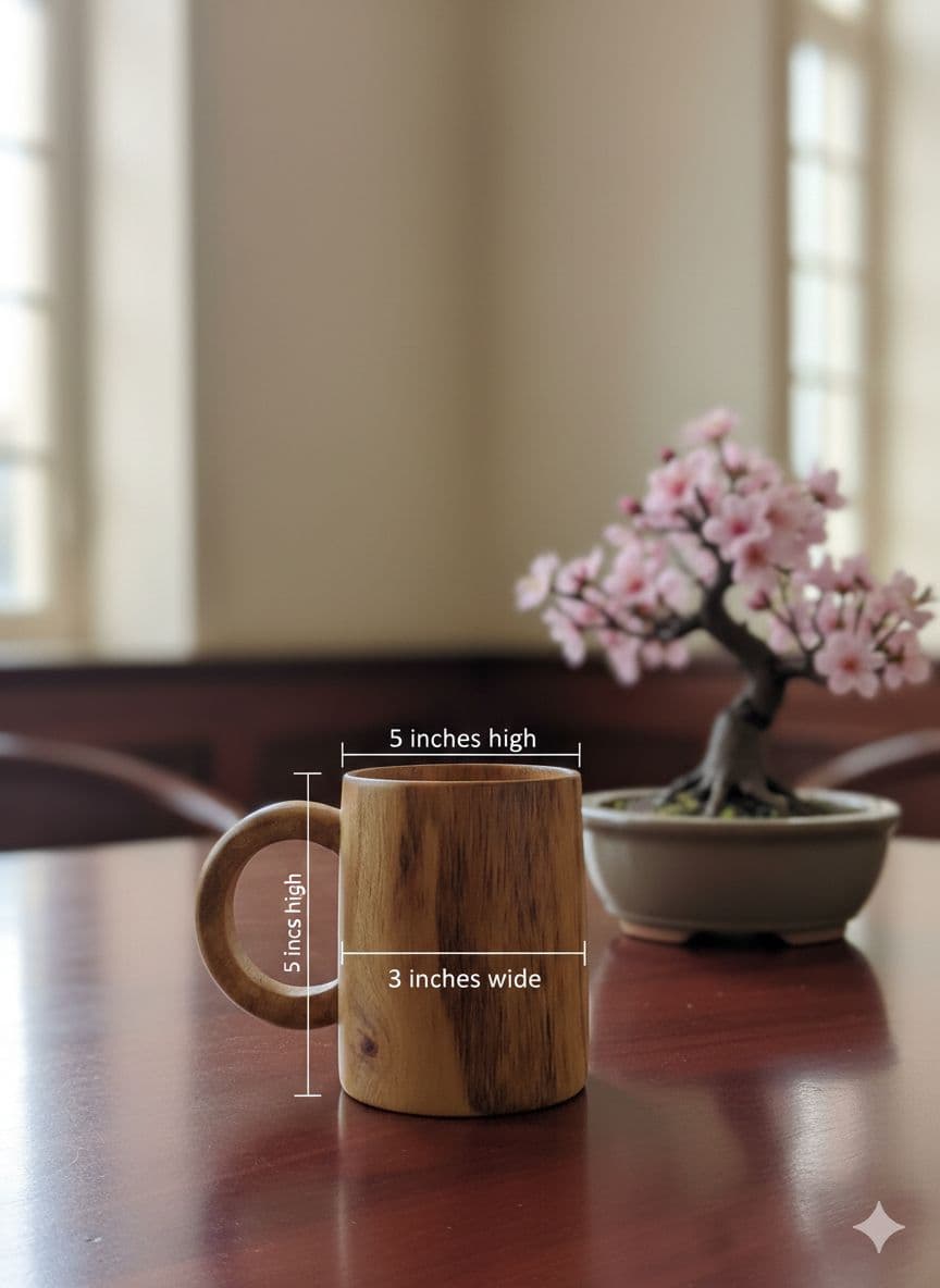 Handmade Kubuk Wooden Mug
