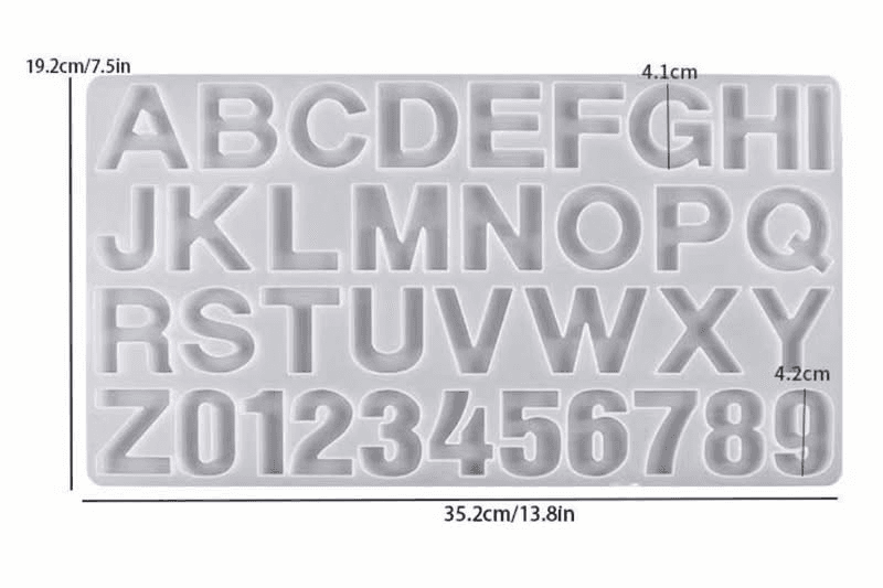 Letter Keytag Mold