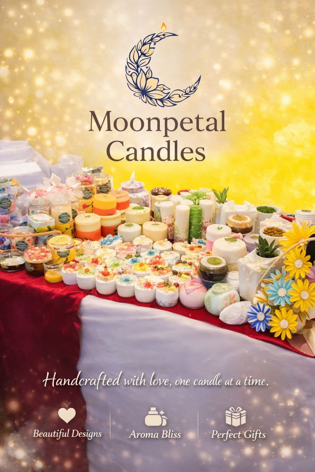 Moonpetal Candle Banner