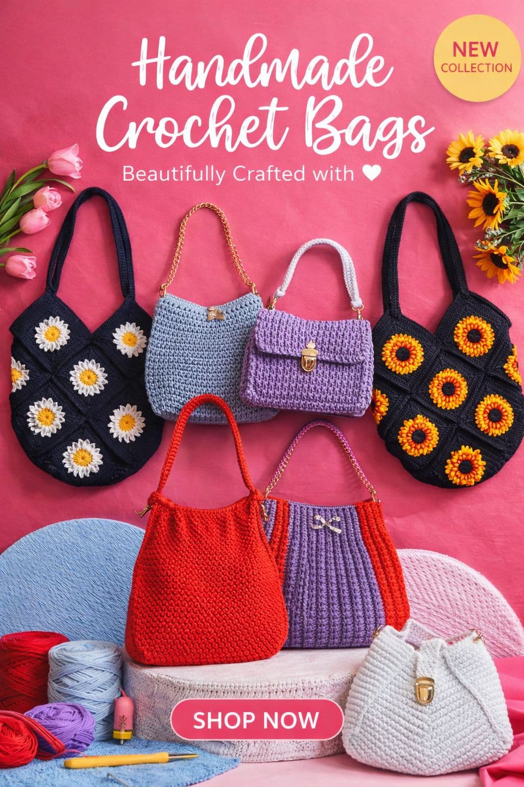 BINU crochet  Banner