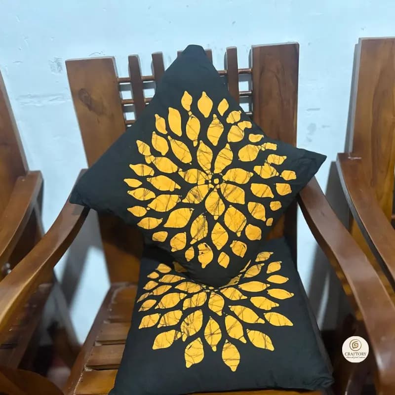 Handcrafted Batik Fabric Cushion Covers 1