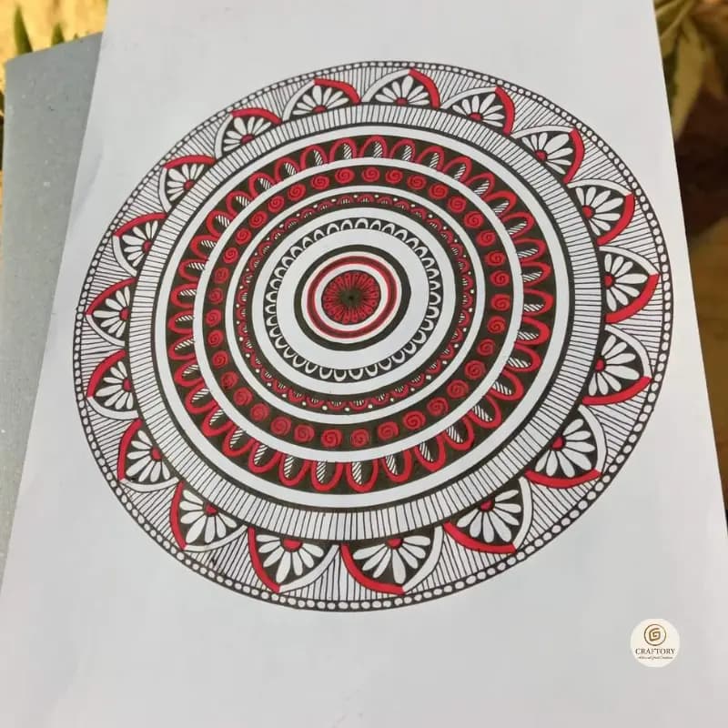 Handcrafted Mandala Art – Intricate Geometric Wall Decor 1
