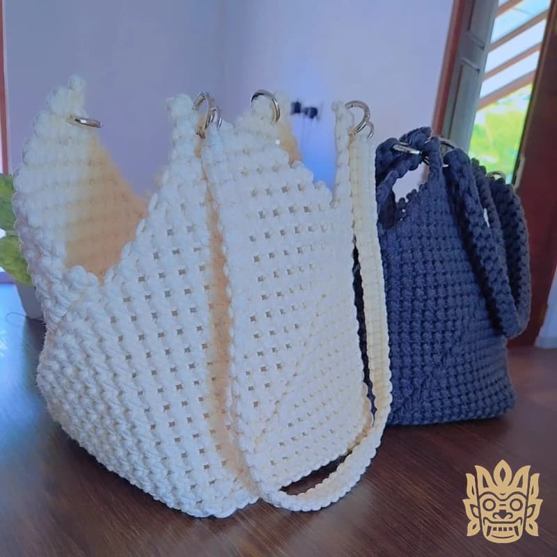Macrame Shoulder Bag – Handmade Boho Chic 2