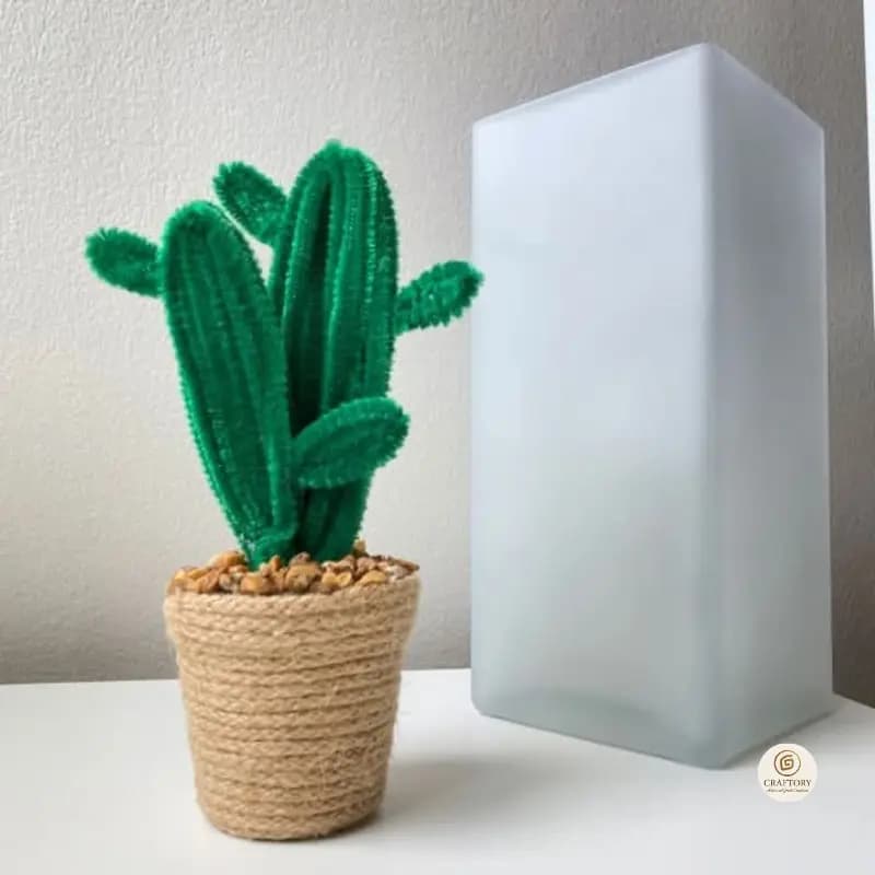 Handmade Cactus Decor – Cute Artificial Cactus in Pot 3