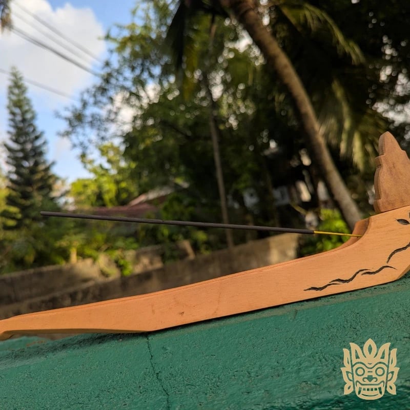 Handcrafted Wooden Incense Holder