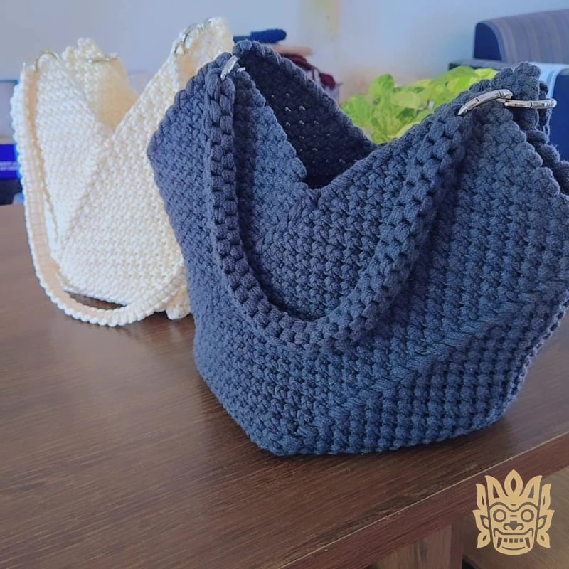 Macrame Shoulder Bag – Handmade Boho Chic